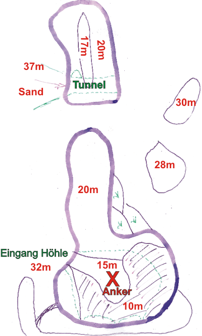 Dive Site Map Portillo
